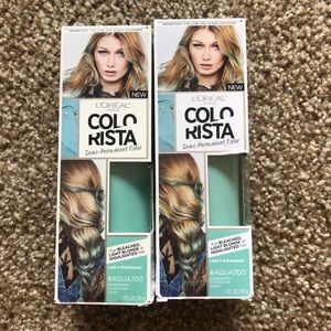 (2) Boxes L’Oréal Colorista Semi-Perm Color Aqua